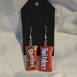Skittles and Twizzlers Earrings